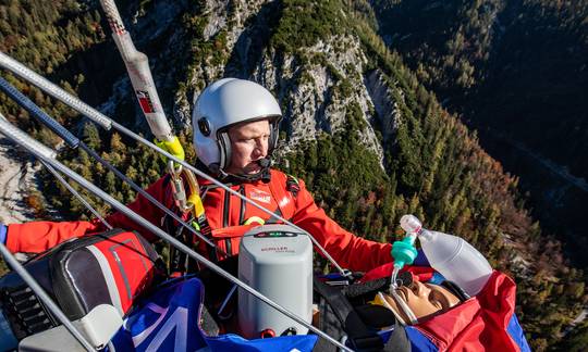 EASY PULSE - mechanical CPR in air rescue | © SCHILLER