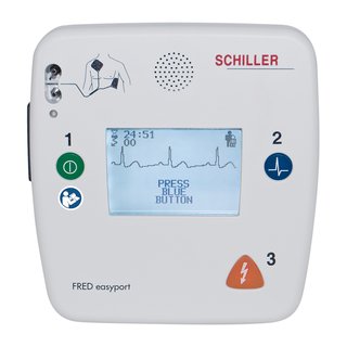small and light pocket defibrillator | © SCHILLER